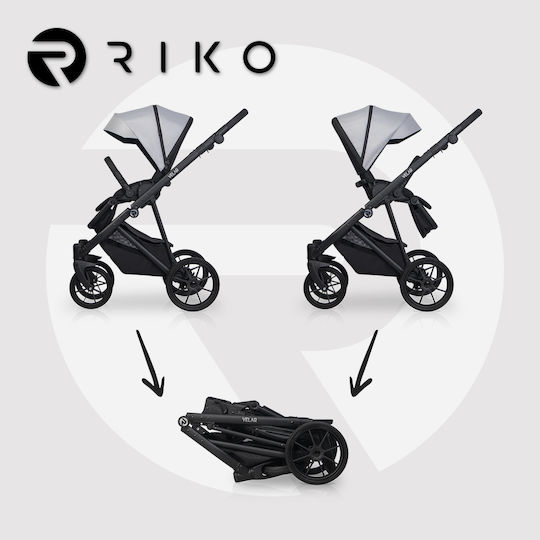 Riko Velar Adjustable 2 in 1 Baby Stroller Sand 02 9.2kg