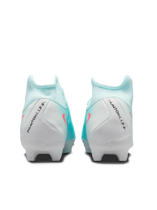 Nike Phantom Luna II Academy Football Shoes with Cleats Turquoise