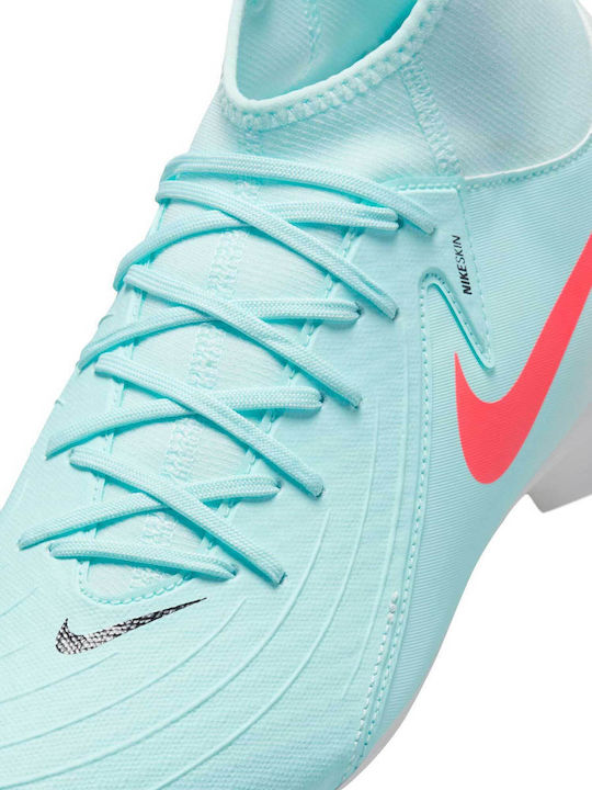 Nike Phantom Luna II Academy Football Shoes with Cleats Turquoise