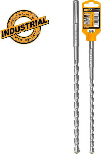 Ingco Four-Cut Drill Carbide with SDS Plus Shank for Masonry 16x310mm