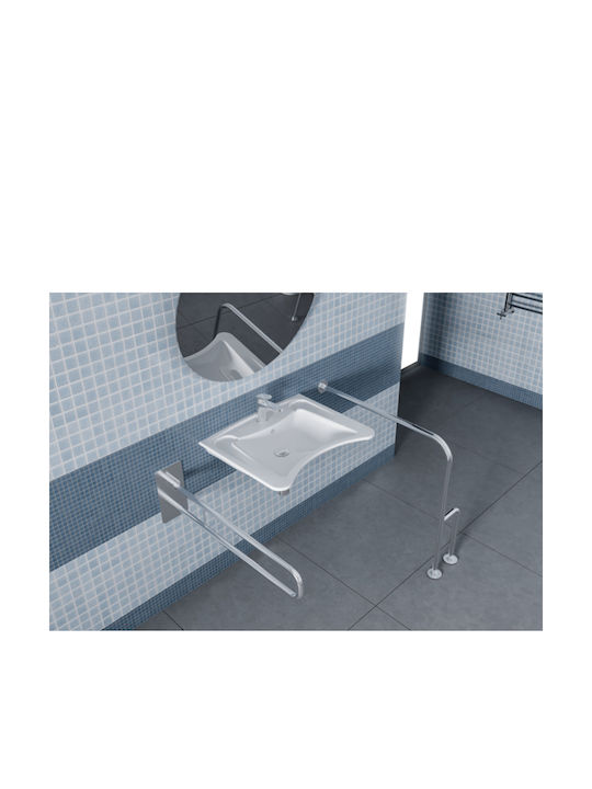 Cerastyle Mâner de Baie Inox Argintiu