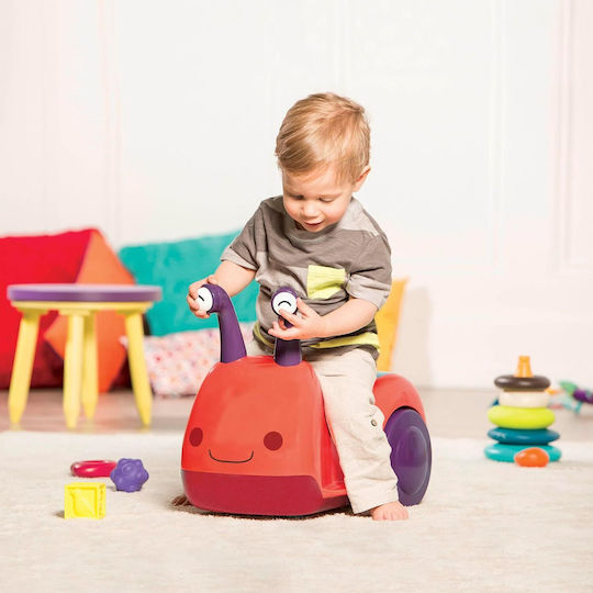 Battat Snail Ride On With Sounds Orange