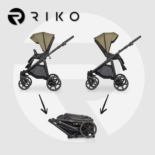 Riko Aura Ρυθμιζόμενο Καρότσι 3 σε 1 Khaki 05 9.2kg