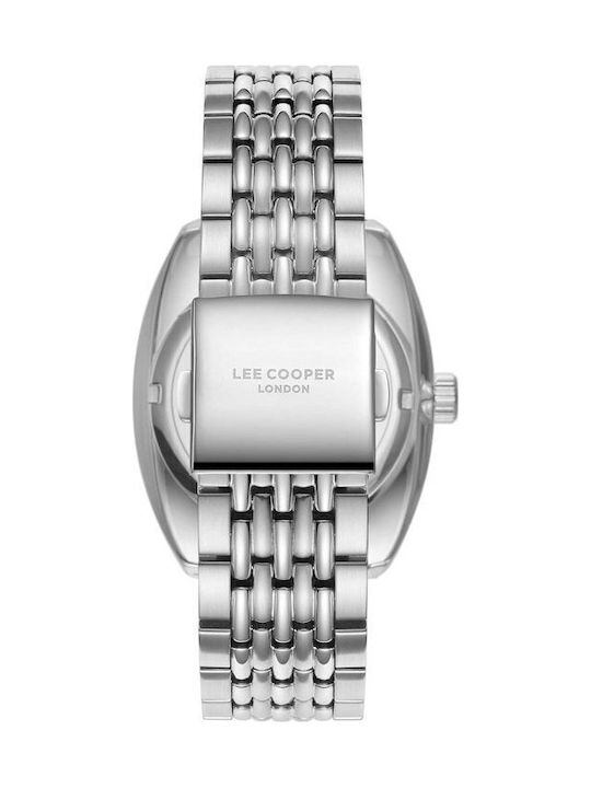 Lee Cooper Men's Watch 42mm Battery With Silver Metal Bracelet
