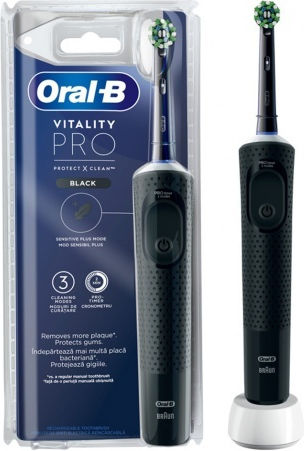 Oral-B Vitality Pro Protect X Clean Electric Toothbrush Black