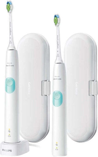 Philips Sonicare Protective Clean 4300 Електрическа Четка за Зъби с Таймер Бял