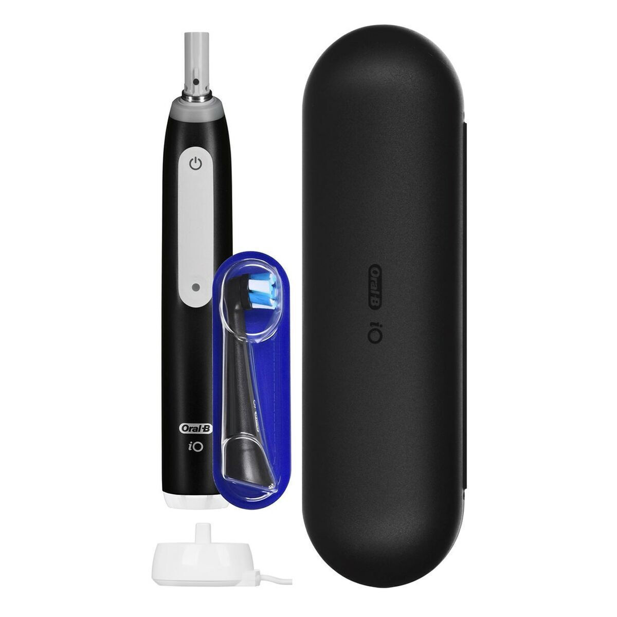 Oral-B Io Series 3 Ηλεκτρική Οδοντόβουρτσα με Αισθητήρα Πίεσης και Θήκη Ταξιδίου Black