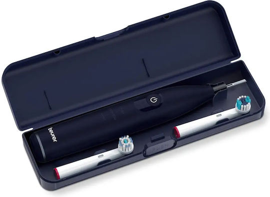 Beurer Electric Toothbrush with Pressure Sensor and Travel Case 10078 Black