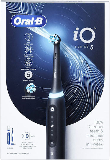 Oral-B iO Series 5 Електрическа Четка за Зъби Черен
