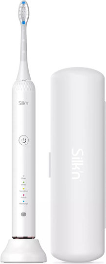 Silk'n Elektrische Zahnbürste mit Reisetasche SSP1PE1W001 Weiß