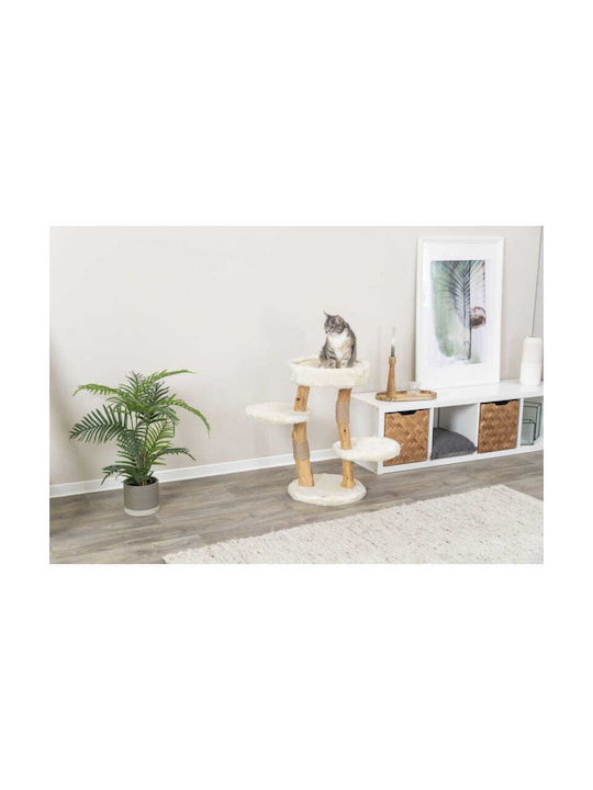 Santo Trixie Standing Cat Scratcher 73 Cm Cream Pear Wood