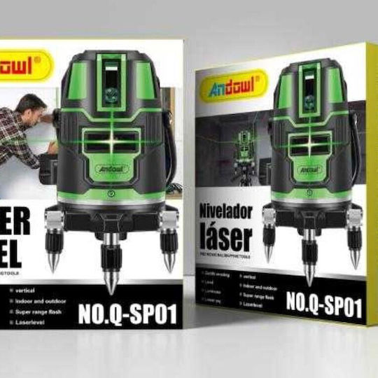 Liniar Nivelă Laser Fascicul Verde 3.7V