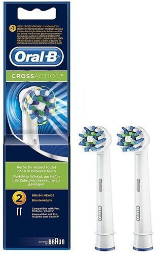Oral-B CrossAction Ersatzköpfe für 2 Stück