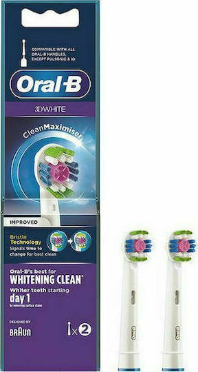 Oral-B 3D White CleanMaximiser Ersatzköpfe für 257225 2 Stück