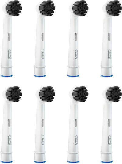Oral-B Pure Clean Elektrische Zahnbürstenköpfe für elektrische Zahnbürste mit Aktivkohle XXL Pack 410843 8Stück