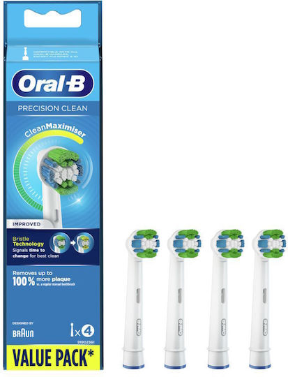 Oral-B Precision Clean CleanMaximiser Rezerve Capete Periuță Dinți Electric 316787 4 Buc