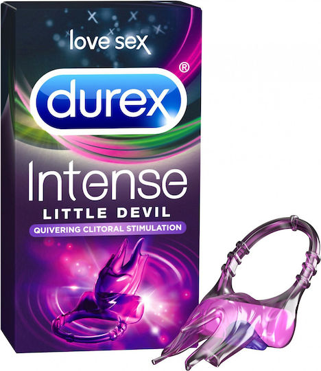 Durex Devil Δονούμενο Δαχτυλίδι Πέους Μωβ