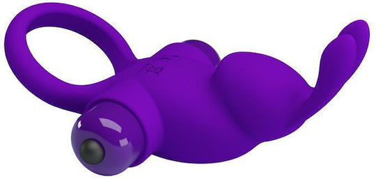 Pretty Love Vibrant Penis Ring I Δονούμενο Δαχτυλίδι Πέους Σιλικόνης Purple BI-210204-1