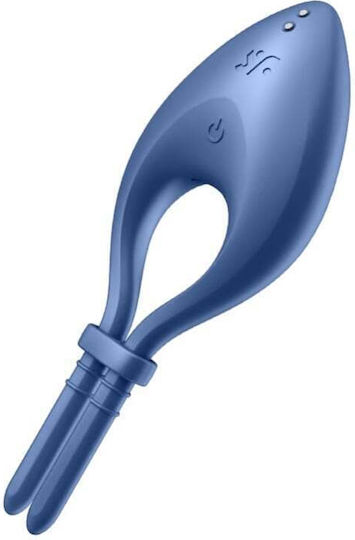 Satisfyer Bullseye Вибриращ Пръстен Петел Blue