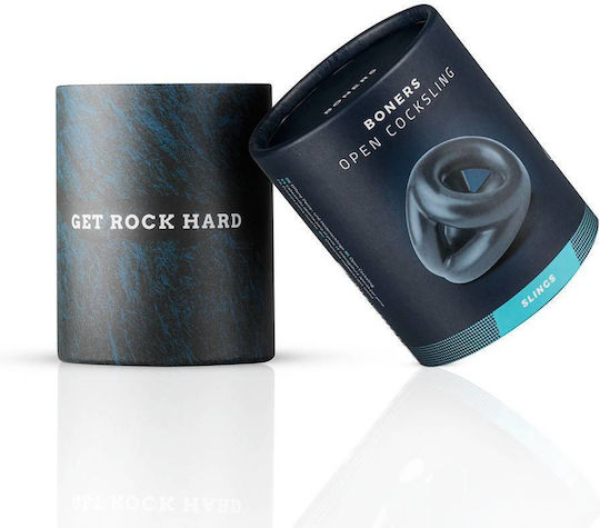 Boners Liquid Silicone Triple Cock Ring Grey