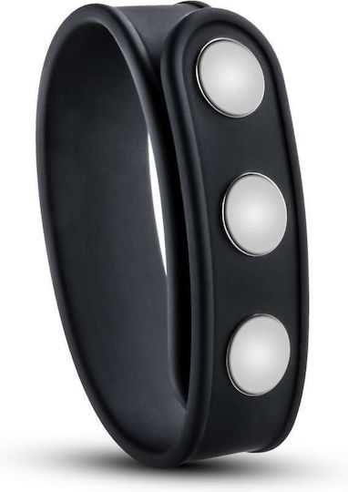Blush Performance VS5 Silicone 3-Snap Cock Strap Black