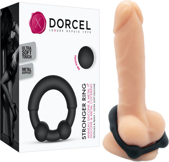 Dorcel Inel Cock Silicon Negru 6072448