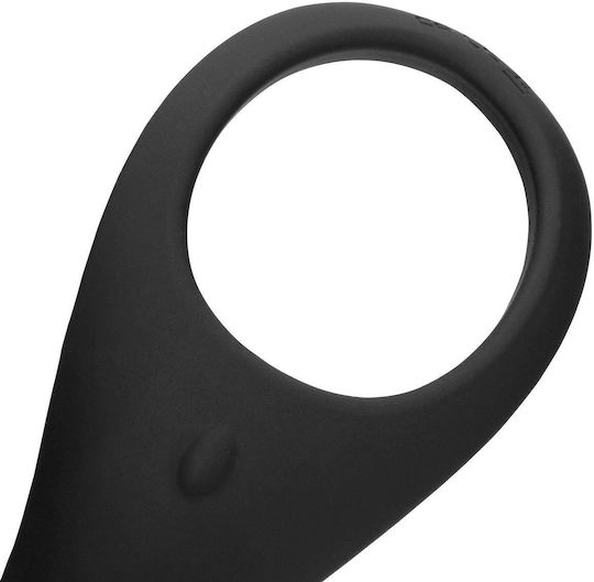 Shots Vibrating Cock Ring Cock Silicon Negru