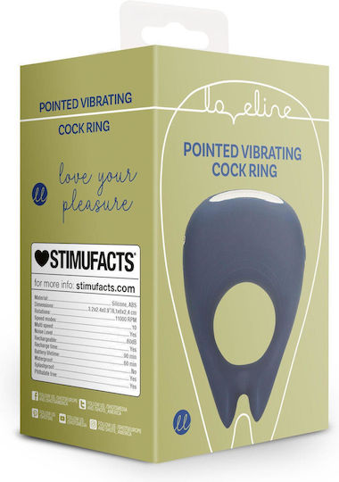 Shots Vibrating Cock Ring Cock Silicon Negru