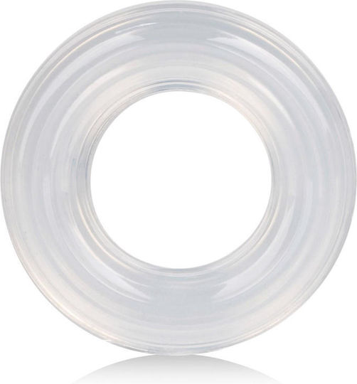 Calexotics Premium Silicone Ring Set Set Rings Cock Silicone Transparent 3pcs