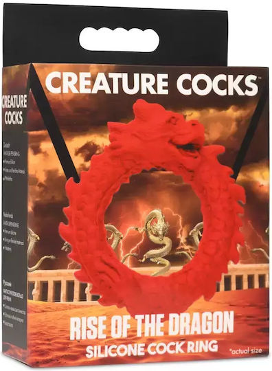 Creature Cocks Ring Schwanz Rot