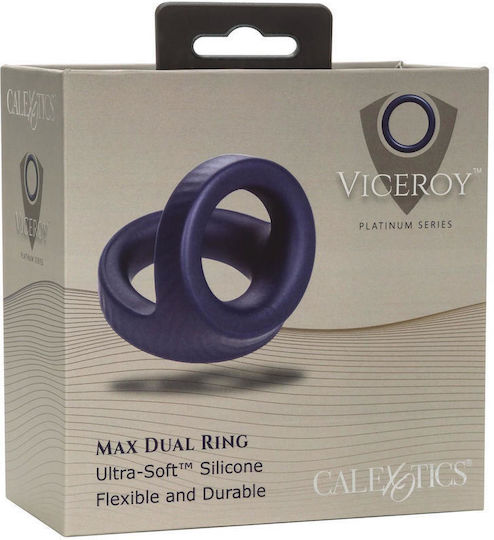Calexotics Viceroy Platinum Series Δαχτυλίδι Πέους Σιλικόνης Blue SE-0432-15-3
