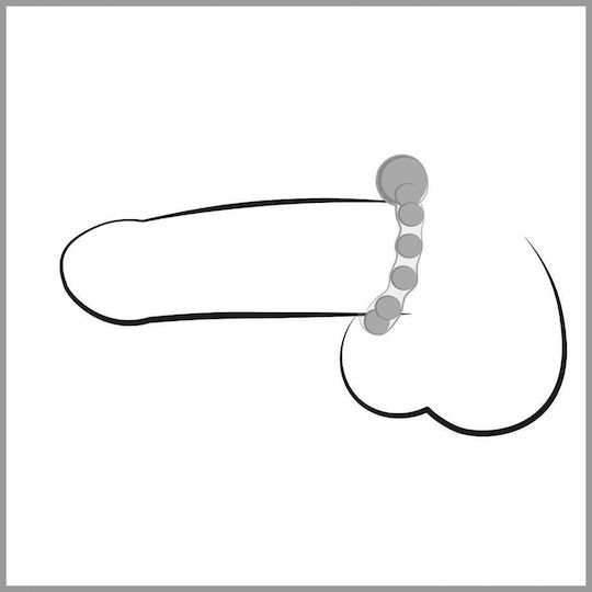 Nanma Maximum Metal Silicone Beaded Cock Ring