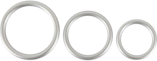 You2Toys Set Rings Cock Silicone Silver 3pcs 05372170000
