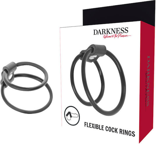 Darkness Flexible Cock RIngs Black