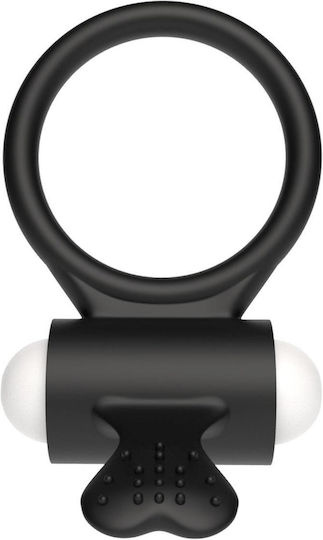 Lovetoy Vibrant Inel Cock Silicon Negru