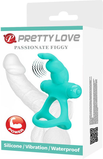 Pretty Love Passionate Figgy Δονούμενο Δαχτυλίδι Πέους Σιλικόνης Πράσινο BI-210321-1