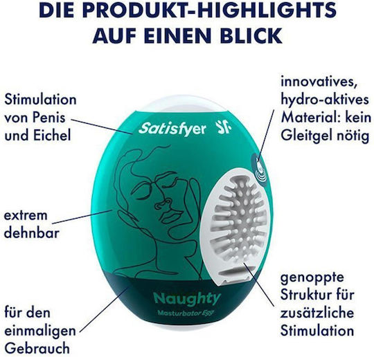 Satisfyer Naughty Masturbator Egg Masturbator