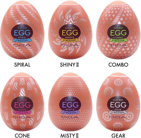 Tenga - Hard Boiled Masturbator Egg Pack 6 Units
