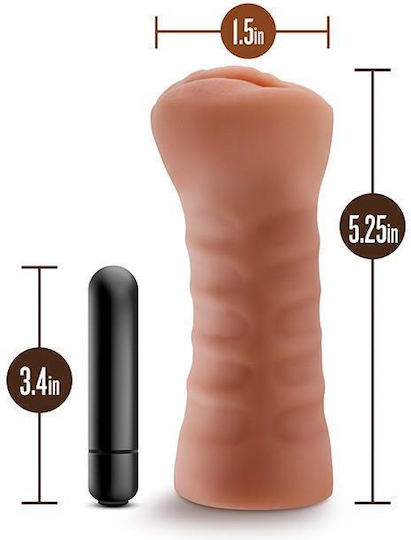 Blush M For Men Sofia Masturbator With Bullet Vibrator Vagina Мастурбатор Вагина с вибрация BL-73507 1бр