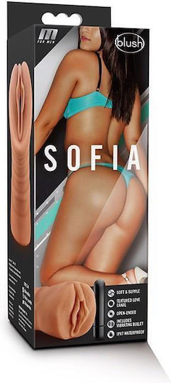 Blush M For Men Sofia Masturbator With Bullet Vibrator Vagina Мастурбатор Вагина с вибрация BL-73507 1бр