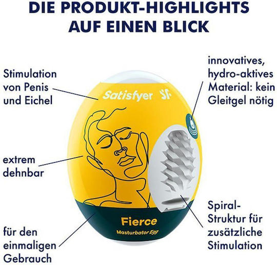 Satisfyer Fierce Masturbator Egg Masturbator
