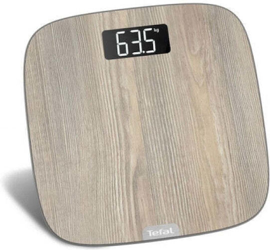 Tefal Ψηφιακή Ζυγαριά 160kg Μπεζ Wood PP1600V0