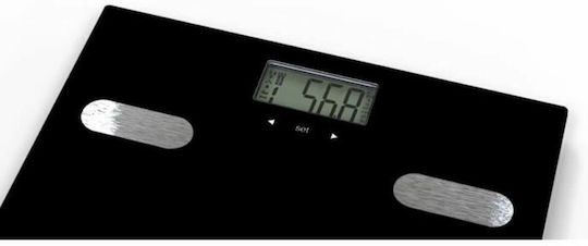 Terraillon Fitness Digital Bathroom Scale with Body Fat Counter Black