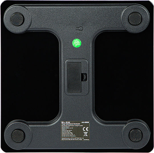 Blow Smart Badezimmerwaage mit Körperfettmessung & Bluetooth in Schwarz Farbe 44-092