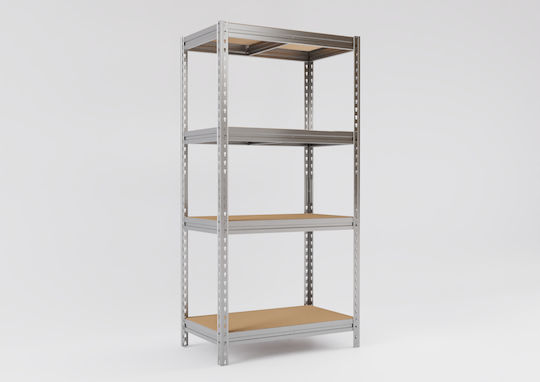 AR Shelving Рафтове Дексион Галванизирано 100x60x200см с 4 Брой Рафтa Обща Товароносимост 1800кг