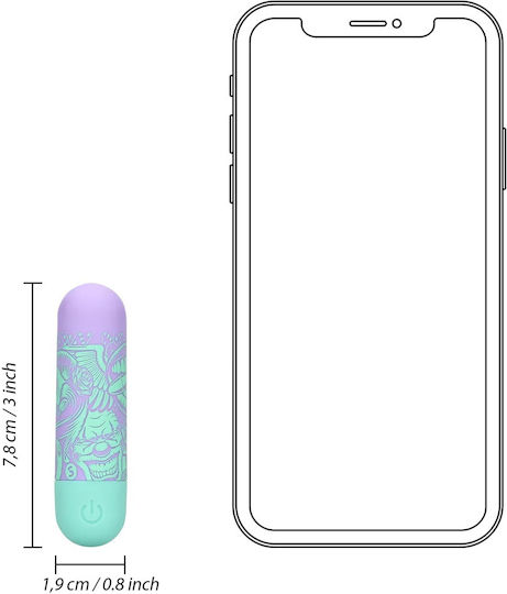 S-Line Lip Off Some Steam Mini Δονητής Bullet 7.6cm Μωβ