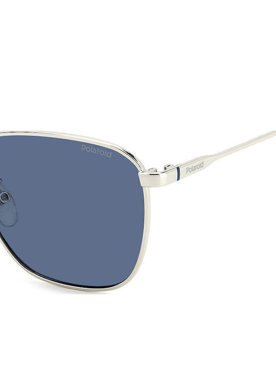 Polaroid Bărbătești Ochelari de soare cu Argintiu Cadru și Albastru Polarized Lentilă PLD4159/G SX0/10