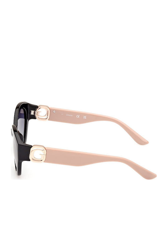 Guess Ochelari de Soare Pentru Femei cu Ramă din Plastic Bej și Lentile Polarizate Negru Degrade GU00104 05D