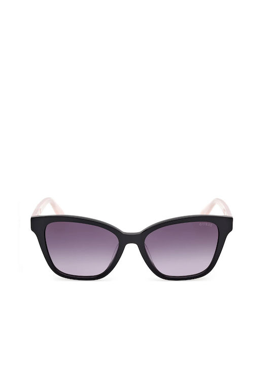 Guess Women's Sunglasses with Black Plastic Frame and Purple Gradient Lens GU00164-H 01B