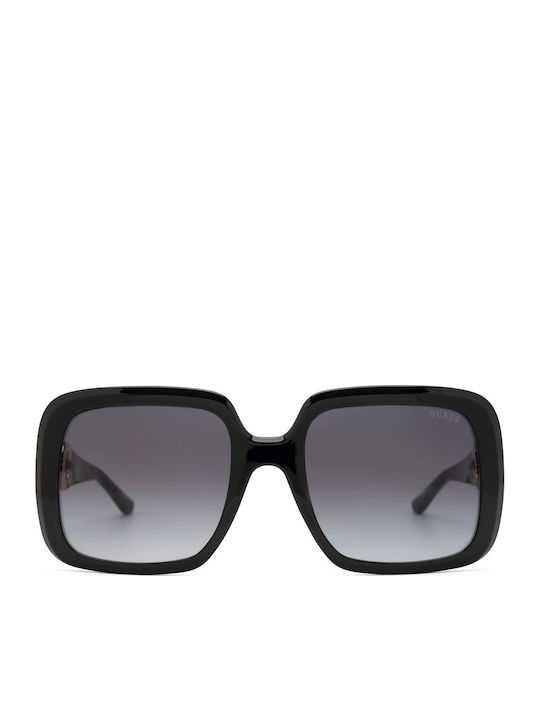 Guess Women's Sunglasses with Black Plastic Frame and Gray Gradient Lens GU00161 01B